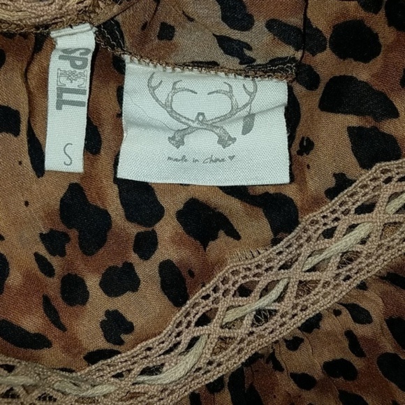 Spell designs Saphari sundress S dress safari RARE - Picture 7 of 8